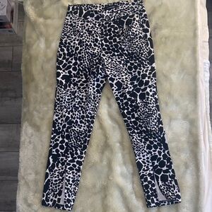 Who What Wear Monochrome Animal Print Trousers